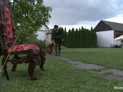 Bondage domination sadisme masochisme, Bondage, Face assise, Femme dominatrice, Doigter, Orgasme, Chatte, Esclave