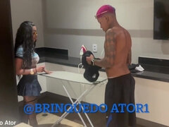 Gros cul, Dingue, Fille latino, Domestique, Chatte, Pute, Nénés, Mouillée