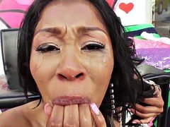 Ebon ass deeply poke by a long dick