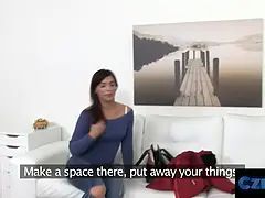 Czech sex - her handsome milky bra and panties got me hard