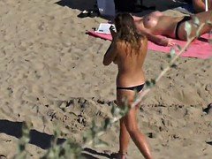 Babes, Beach, Bikini, Shower, Tits, Voyeur