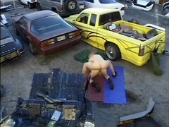 18 jahre, Auto, Süss, Schwanz, Hardcore, Hd, Im freien, Tätowierung