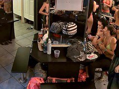 美女, ブロンド, のぞき