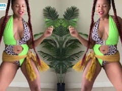 Beso negro, Culo grande, Bikini