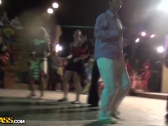 素人, ビキニ, 茶髪の, オナニー