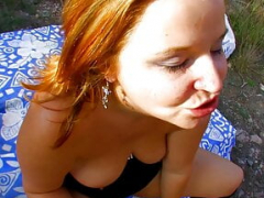 plumpish french redhead milf try outdoor anal dilettante porno
