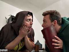 18, 素人, フェラチオ, バック, 手コキする, ホテル, 現実, ティーン