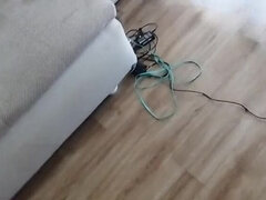 Leie, Dildo, Aufs gesicht abspritzen, Frau, Masturbation, Reiten, Rock, Titten