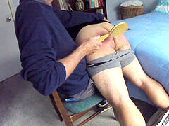 Male spanking male, otk, amateur
