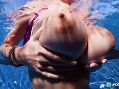 素人, デカパイ, 人形, 下着, 淫乱熟女, ヌード, 一人, ストリッピング