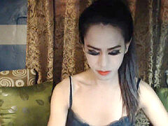 Ladyboy, Masturbatie, Shemale, Alleen