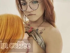 デカ尻, フェラチオ, インド人, 異人種間, オマンコ, 赤毛, ティーン, 妻