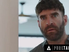 Submissive Cuckold Caught Cheating - Femdom Wife Jewelz Blu Dominates with Blowjob and Double Penetration