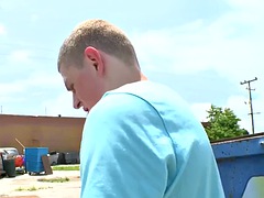 Anal, Mamada, Sucio, Ébano, Gay, Interracial, Al aire libre, Seducido