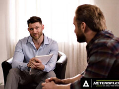 HETEROFLEXIBLE - Therapist Caden Jackson Lures Straight Bruce Jones Craving Anal - PART 1