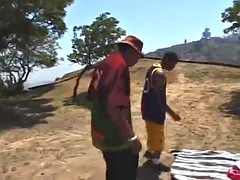 Tussi, Blasen, Spermaladung, Gruppensex, Hardcore, Latina