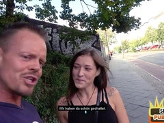 Blowjob, German, Hardcore, Outdoor, Pov, Pussy, Sucking, Tits