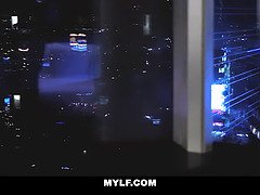 デカパイ, ブロンド, フェラチオ, エロ熟女, イマラチオ, 淫乱熟女, 母, 叫ぶ