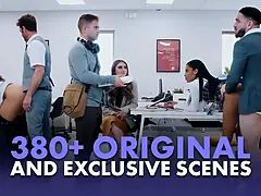 Therapy revved taboo Robby Echo takes dr. lily and blake ass inside-out by storm