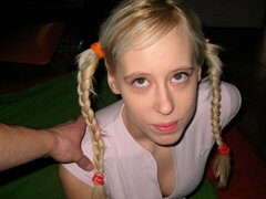 素人, ベッドルーム, デカチン, デカパイ, ブロンド, 軟体, 巨大, 小柄