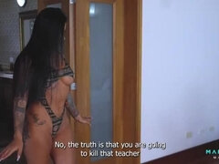 GRATIS - House Martix 2.0: VOYEUR - The swimming coach covers me in his load - Mariana Martix