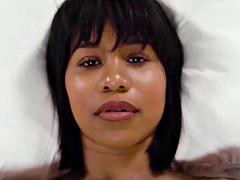 Gros seins, Attrapée, Noir ébène, Famille, Interracial, Réalité, Adolescente, Nénés