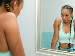 Grote lul, Hondjeshouding, Zwart, Harig, Natuurlijke tieten, Mager, Strak, Tieten likken