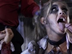 In den arsch, Blondine, Blasen, Handjob, Weibliche ejakulation, Ablutschen, Flotter dreier