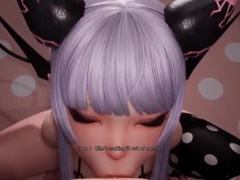 3d, フェラチオ, 口内発射, ゲーム, ゴックンする