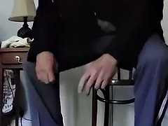 Enthousiasteling, Laarzen, Homo, Masturbatie, Politie, Roken, Alleen, Webcamera