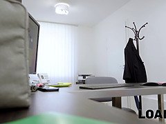 18 años, Entrevista, Rubia, Dinero, Oficina, Coño, Hijo, Adolescente
