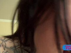 アナル, 舐める尻, ベッドルーム, フェラチオ, 茶髪の, 服従, 乳首, 剃毛