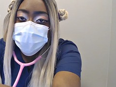 デカパイ, 黒人, 黒人, フェティッシュ, 看護婦, オッパイの