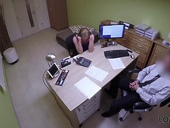 Loan4k. naive nata lee comes to loan agency and gets wielded