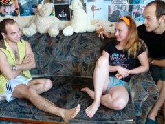 Rubia, Mamada, Cornudo, Estilo perrito, Fetiche, Afeitado, Adolescente, Tetas