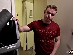 Paar, Dildo, Schwul, Hd, Dürr