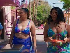 Zwart, Pijpbeurt, Bruinharig, Zwart, Keuken, Moeder, Tatoeage, Vrouw