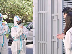 Asiatique, Grosse bite, Sucer une bite, Tir de sperme, Hard, Pute, Suçant, Nénés