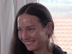 アナル, 黒人, フェラチオ, 茶髪の, ヨーロピアン, 指いじり, 目瞪口呆, スパンキング