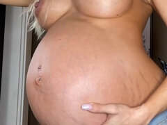 Huge Pregnant Belly