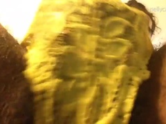 Gros clito, Noire, Noir ébène, Face assise, Doigter, Naturelle, Orgasme, Chatte