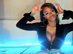 Gorgeous black amateur girl online video