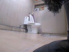 Korean girl using toilet part 5