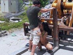 Anal, Brunette brune, Hard, Hd, Seins naturels, De plein air, Petite femme, Tatouage