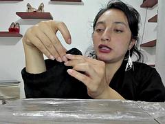 Leie, Arsch, Füsse, Fetisch, Behaart, Latina, Masturbation, Titten