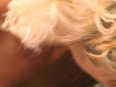 Blonde, Doigter, Lesbienne, Fête, Adolescente