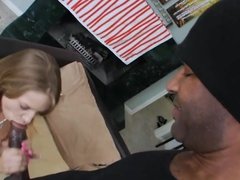 Blonde, Tir de sperme, Hard, Interracial, Seins naturels, Petite femme, Chatte, Nénés