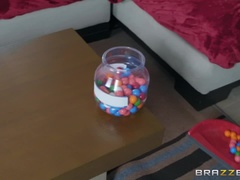Anal, Cul, Gros seins, Brunette brune, Éjaculation interne, Fille latino, Piercing, Chatte