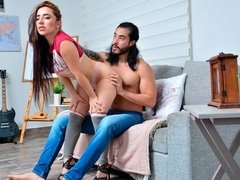 フェラチオ, バック, 手コキする, ジーンズ, キス, 下着, 乳首, オッパイの