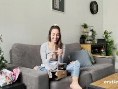 Braunhaarige, Frau, Deutsch, Masturbation, Orgasmus, Muschi, Solo, Spielzeuge